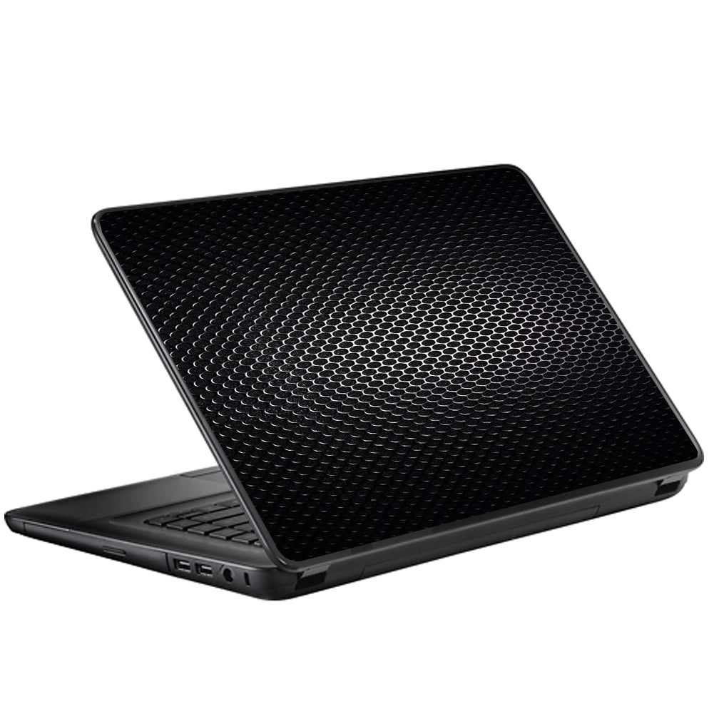  Black Metal Pattern Universal 13 to 16 inch wide laptop Skin