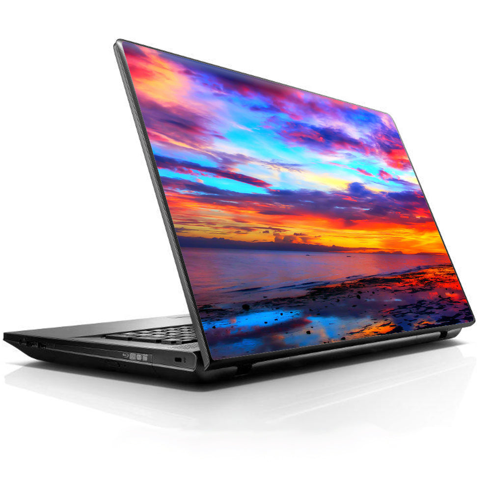  Beautiful Landscape Water Colorful Sky Universal 13 to 16 inch wide laptop Skin