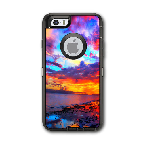  Beautiful Landscape Water Colorful Sky Otterbox Defender iPhone 6 Skin