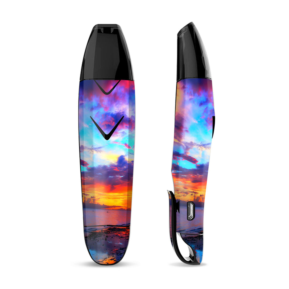 Skin Decal Vinyl Wrap for Suorin Vagon  Vape / Beautiful Landscape Water Colorful Sky