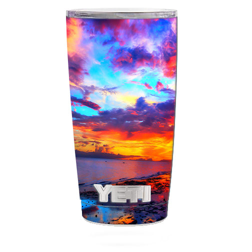  Beautiful Landscape Water Colorful Sky Yeti 20oz Rambler Tumbler Skin