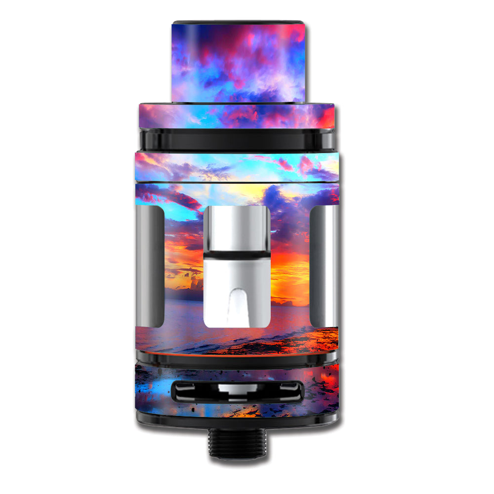  Beautiful Landscape Water Colorful Sky Smok TFV8 Mini Big Baby Beast Skin