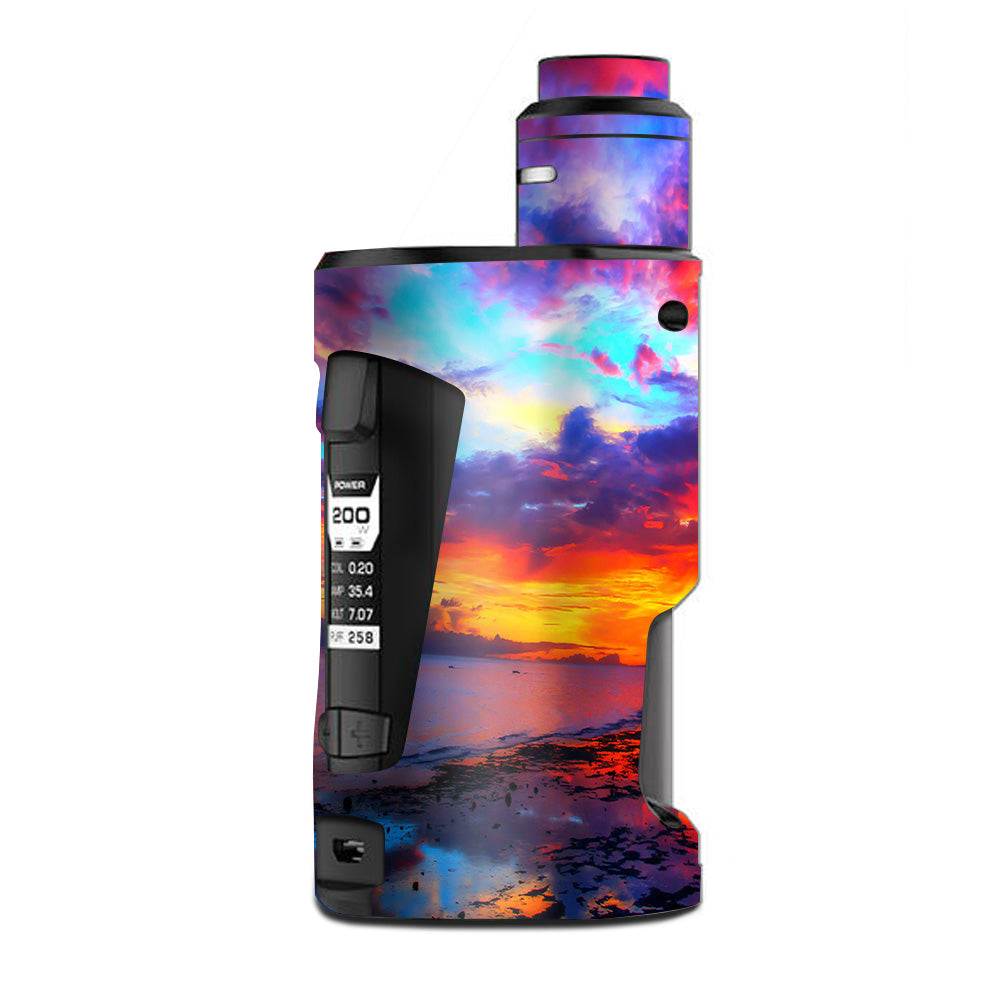  Beautiful Landscape Water Colorful Sky G Box Squonk Geek Vape Skin