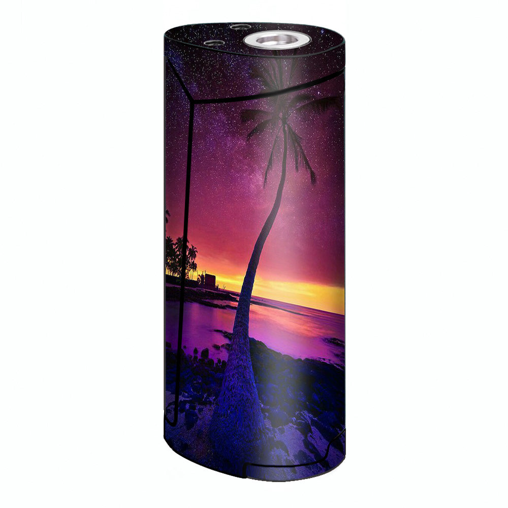  Palm Tree Stars And Sunset Purple Smok Priv V8 60w Skin