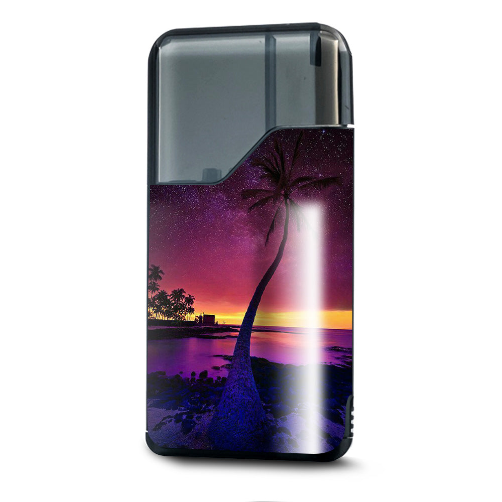  Palm Tree Stars And Sunset Purple Suorin Air Skin