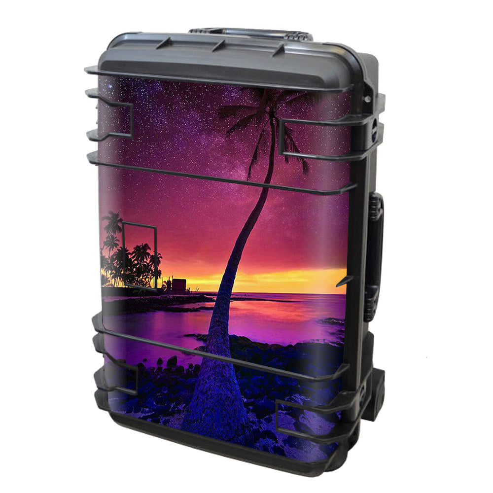  Palm Tree Stars And Sunset Purple Seahorse Case Se-920 Skin