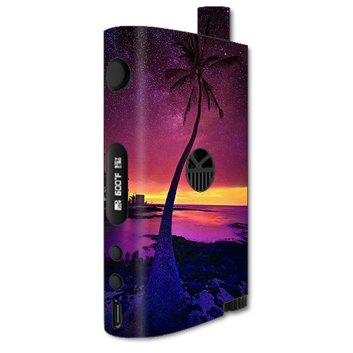  Palm Tree Stars And Sunset Purple Kangertech Nebox Skin