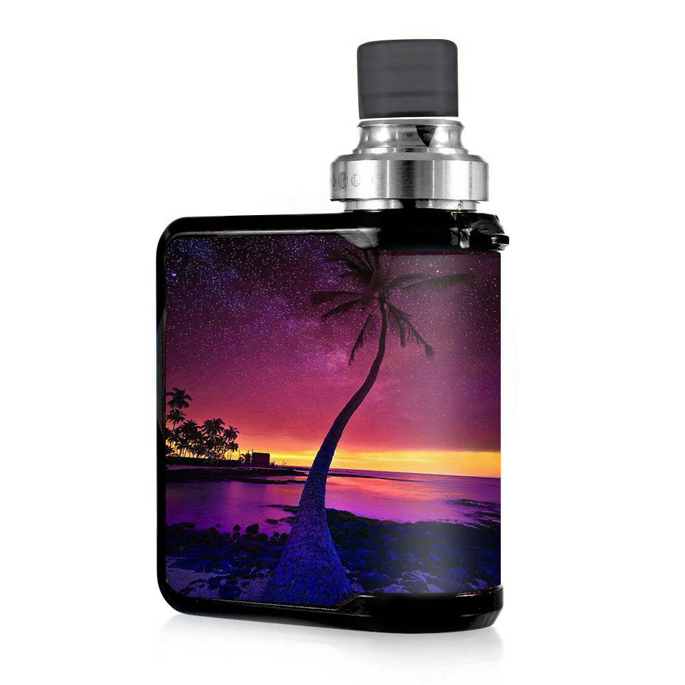  Palm Tree Stars And Sunset Purple Mvape Mi-One Skin