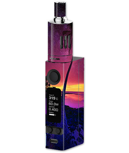  Palm Tree Stars And Sunset Purple Joyetech Evic VTC Mini Skin