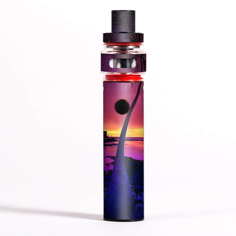  Palm Tree Stars And Sunset Purple Smok Pen 22 Light Edition Skin