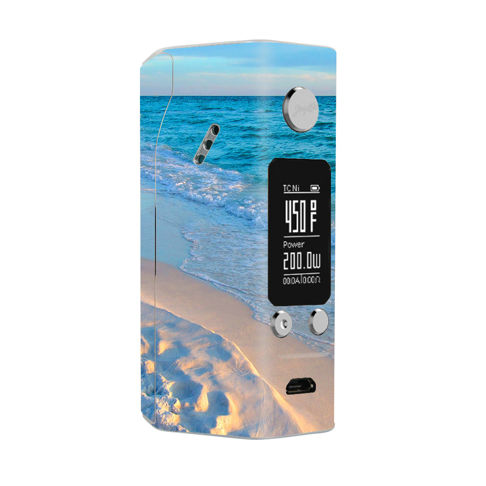  Beach White Sands Blue Water Wismec Reuleaux RX200S Skin
