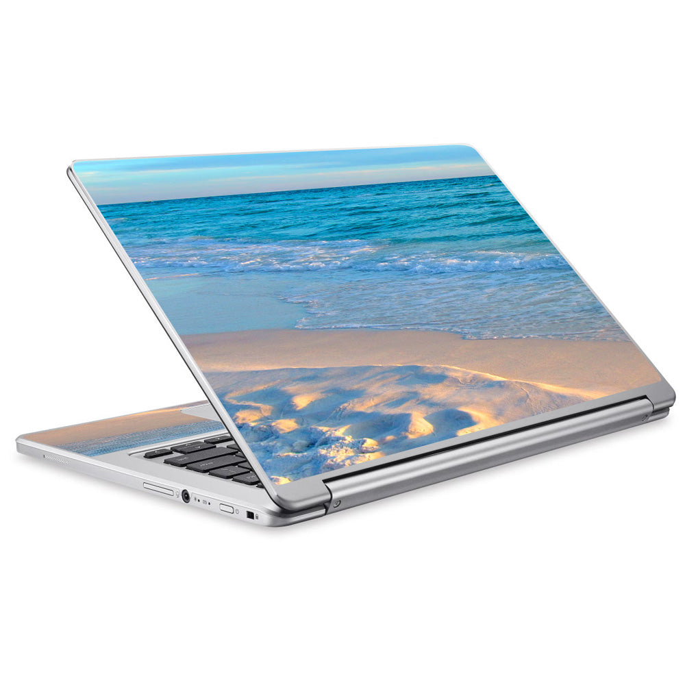  Beach White Sands Blue Water Acer Chromebook R13 Skin