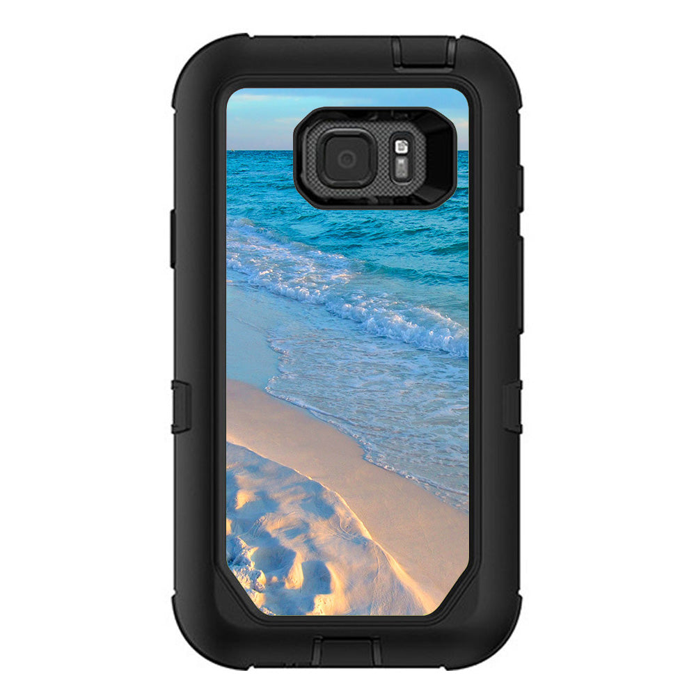  Beach White Sands Blue Water Otterbox Defender Samsung Galaxy S7 Active Skin