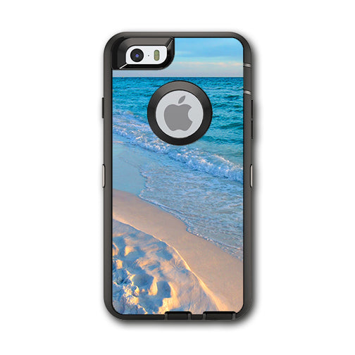  Beach White Sands Blue Water Otterbox Defender iPhone 6 Skin