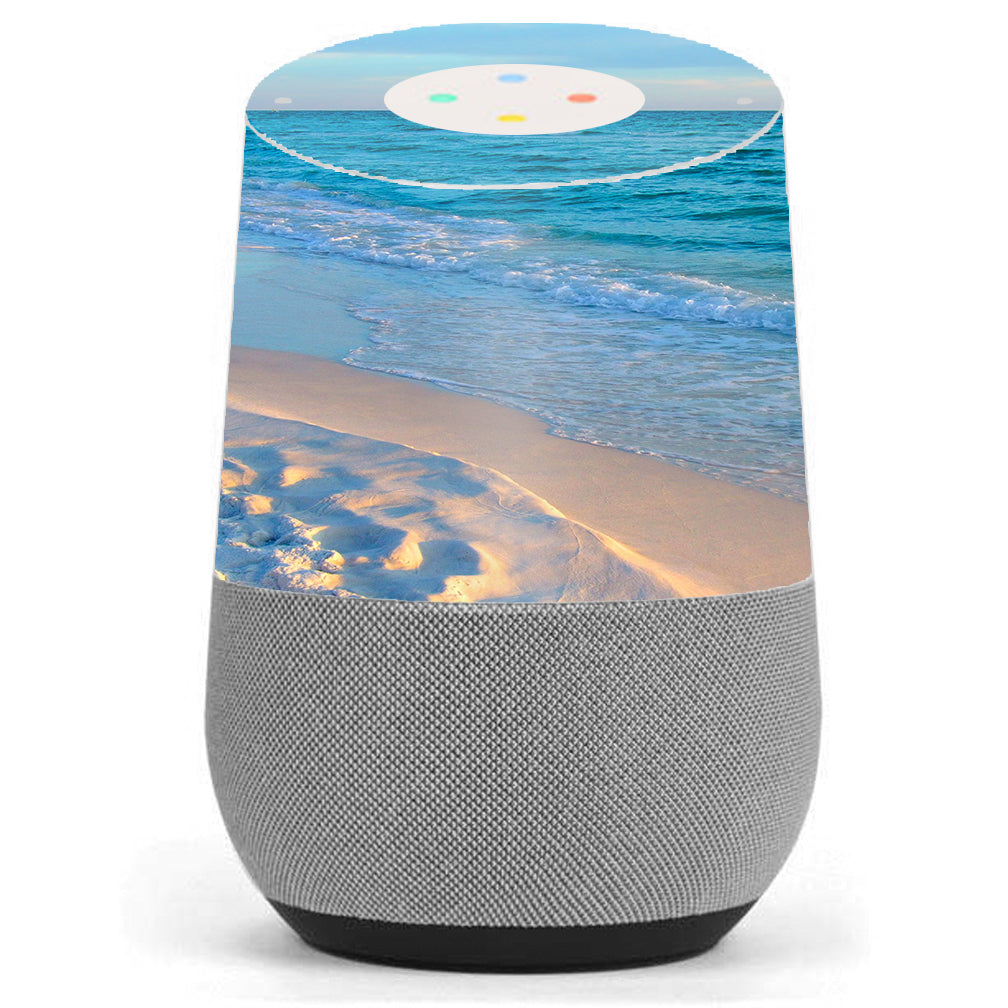  Beach White Sands Blue Water Google Home Skin