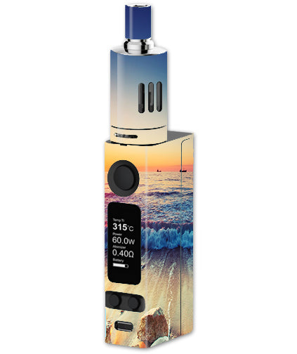  Beach Tide Water Rocks Sunset Joyetech Evic VTC Mini Skin