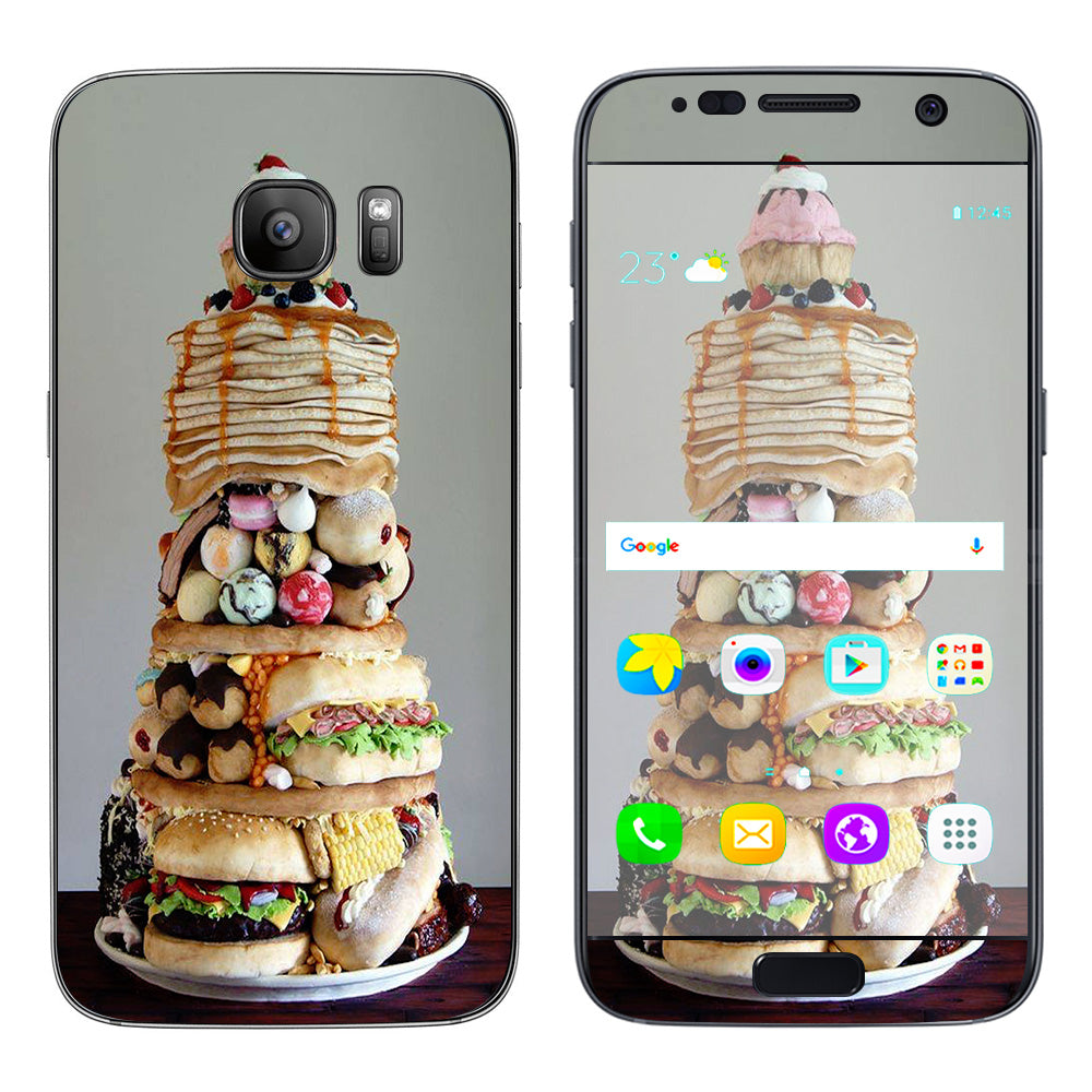  Ultimate Foodie Stack All Foods Samsung Galaxy S7 Skin