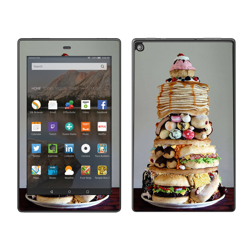  Ultimate Foodie Stack All Foods Amazon Fire HD 8 Skin