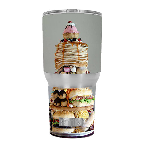  Ultimate Foodie Stack All Foods RTIC 20oz Tumbler Skin