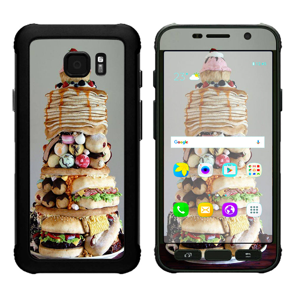  Ultimate Foodie Stack All Foods Samsung Galaxy S7 Active Skin