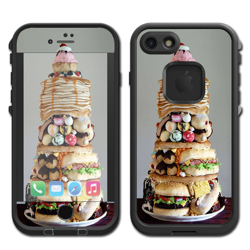 Ultimate Foodie Stack All Foods Lifeproof Fre iPhone 7 or iPhone 8 Skin