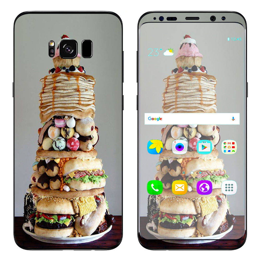  Ultimate Foodie Stack All Foods Samsung Galaxy S8 Plus Skin