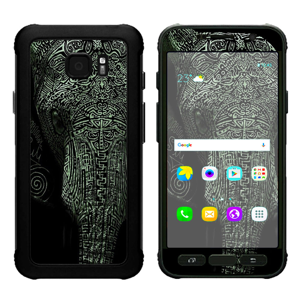  Aztec Elephant Tribal Design Samsung Galaxy S7 Active Skin