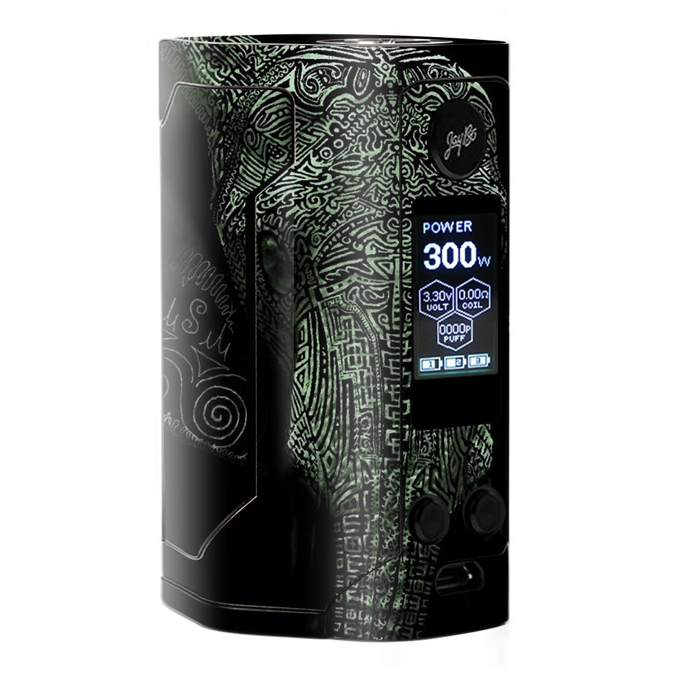  Aztec Elephant Tribal Design Wismec RX Gen 3 Skin