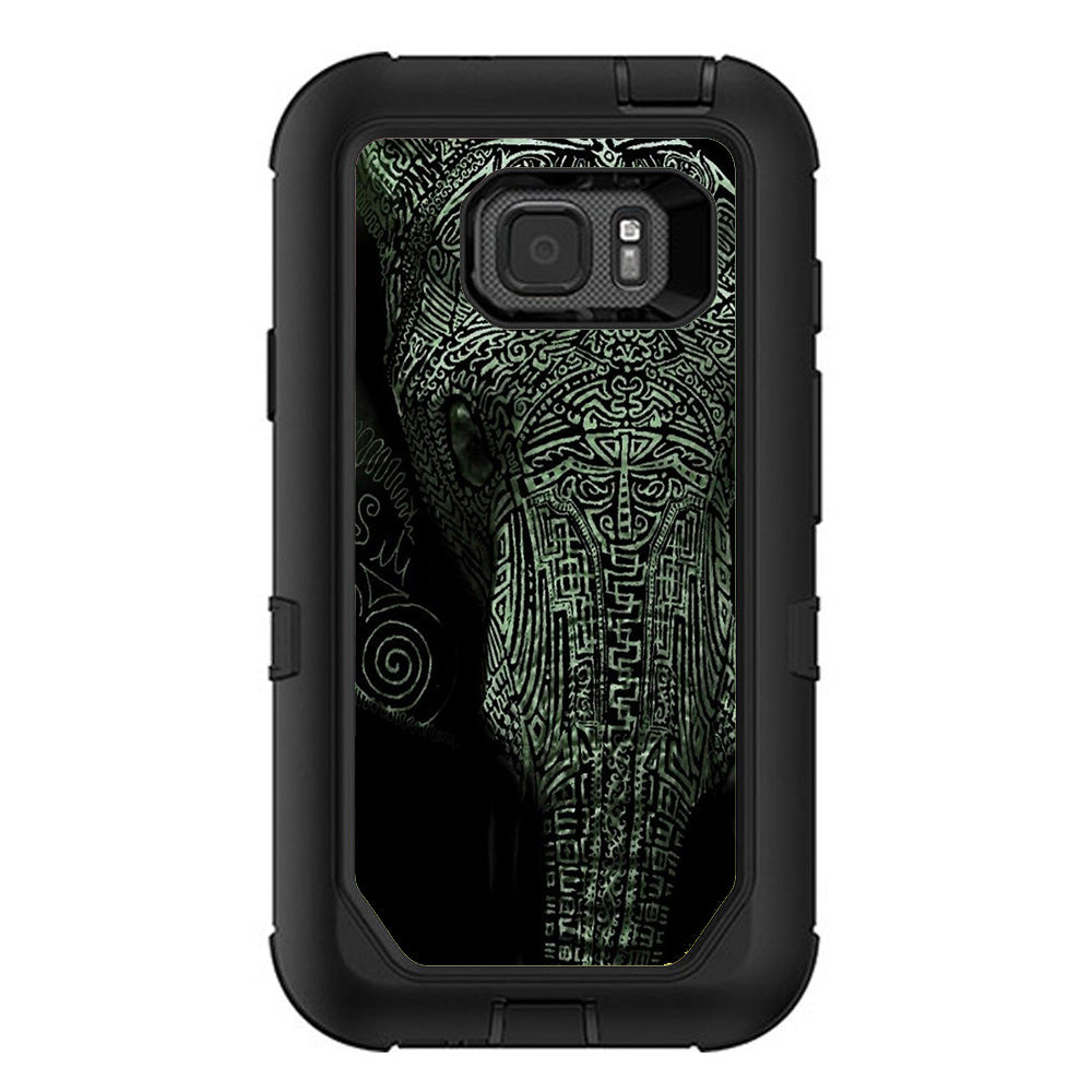  Aztec Elephant Tribal Design Otterbox Defender Samsung Galaxy S7 Active Skin