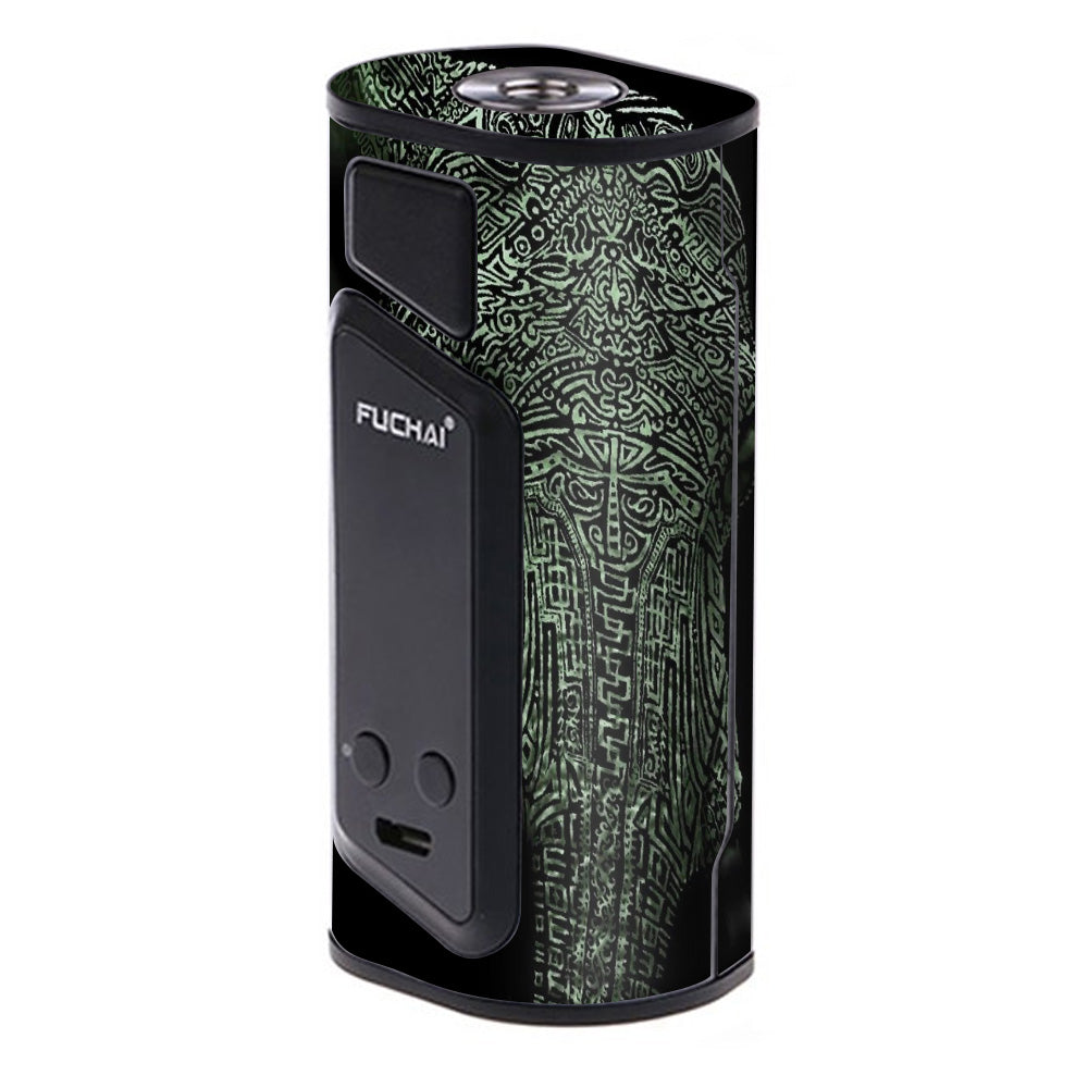  Aztec Elephant Tribal Design Sigelei Fuchai Duo-3 Skin