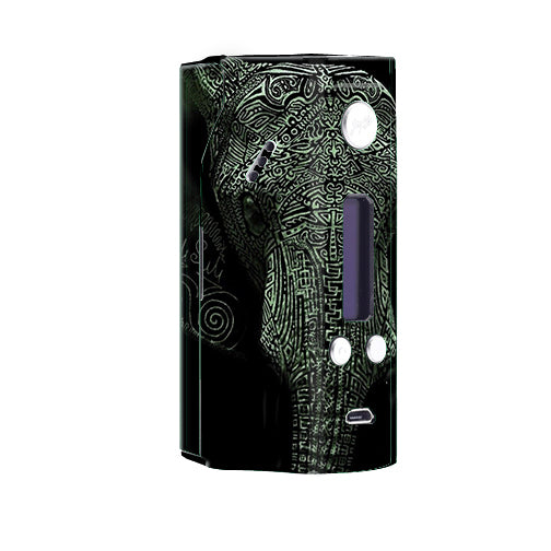  Aztec Elephant Tribal Design Wismec Reuleaux RX200  Skin