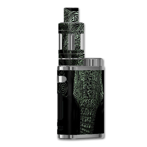 Skin Decal for Eleaf iStick 75w Vape Mod Box / Aztec Elephant Tribal Design   itsaskin.com