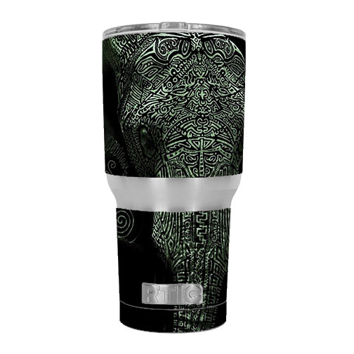  Aztec Elephant Tribal Design RTIC 30oz Tumbler Skin
