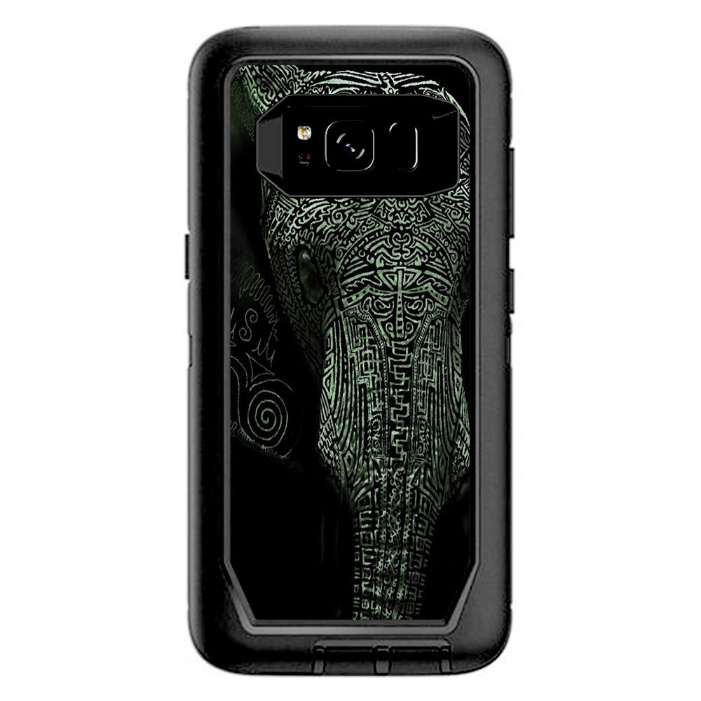 Aztec Elephant Tribal Design Otterbox Defender Samsung Galaxy S8 Skin