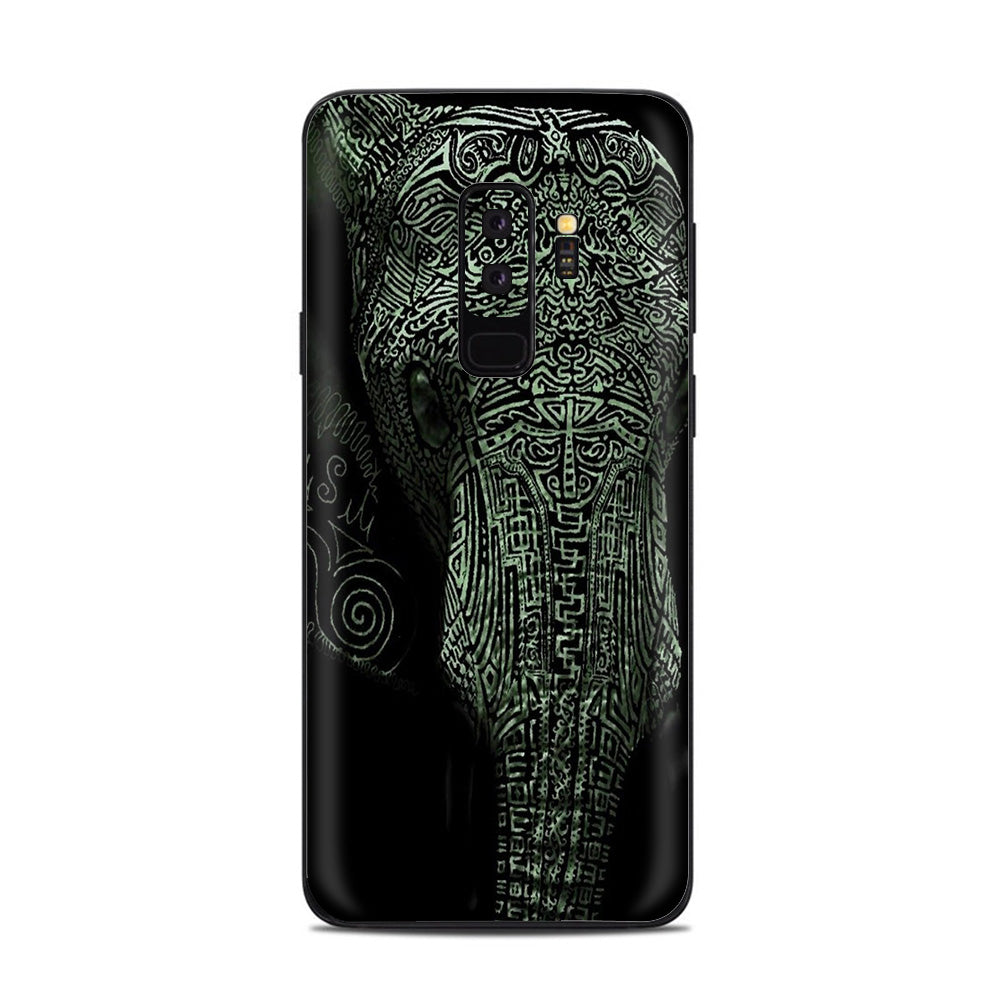  Aztec Elephant Tribal Design Samsung Galaxy S9 Plus Skin