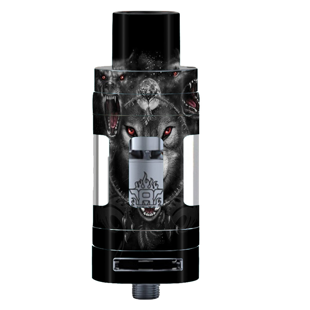  Angry Wolves Pack Howling Smok TFV8 Tank Skin