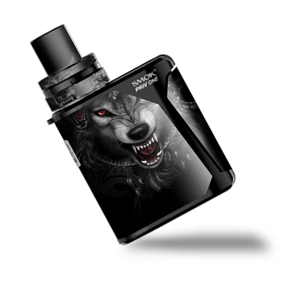  Angry Wolves Pack Howling Smok Priv One Skin