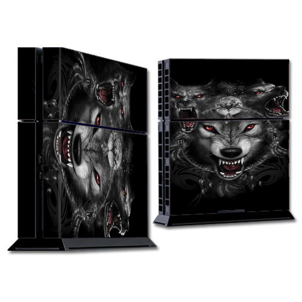  Angry Wolves Pack Howling Sony Playstation PS4 Skin