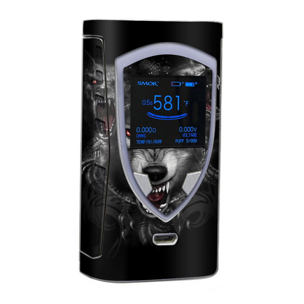  Angry Wolves Pack Howling Smok ProColor Skin