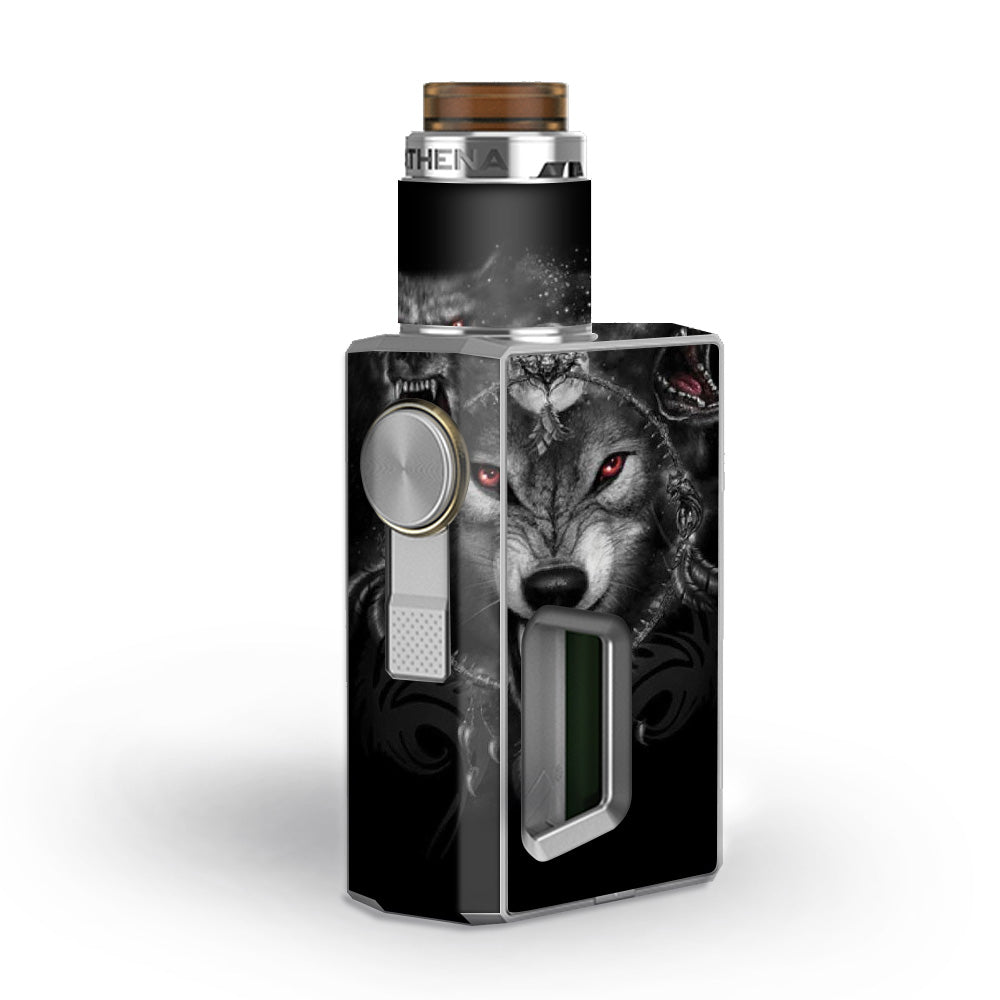  Angry Wolves Pack Howling Geekvape Athena Squonk Skin