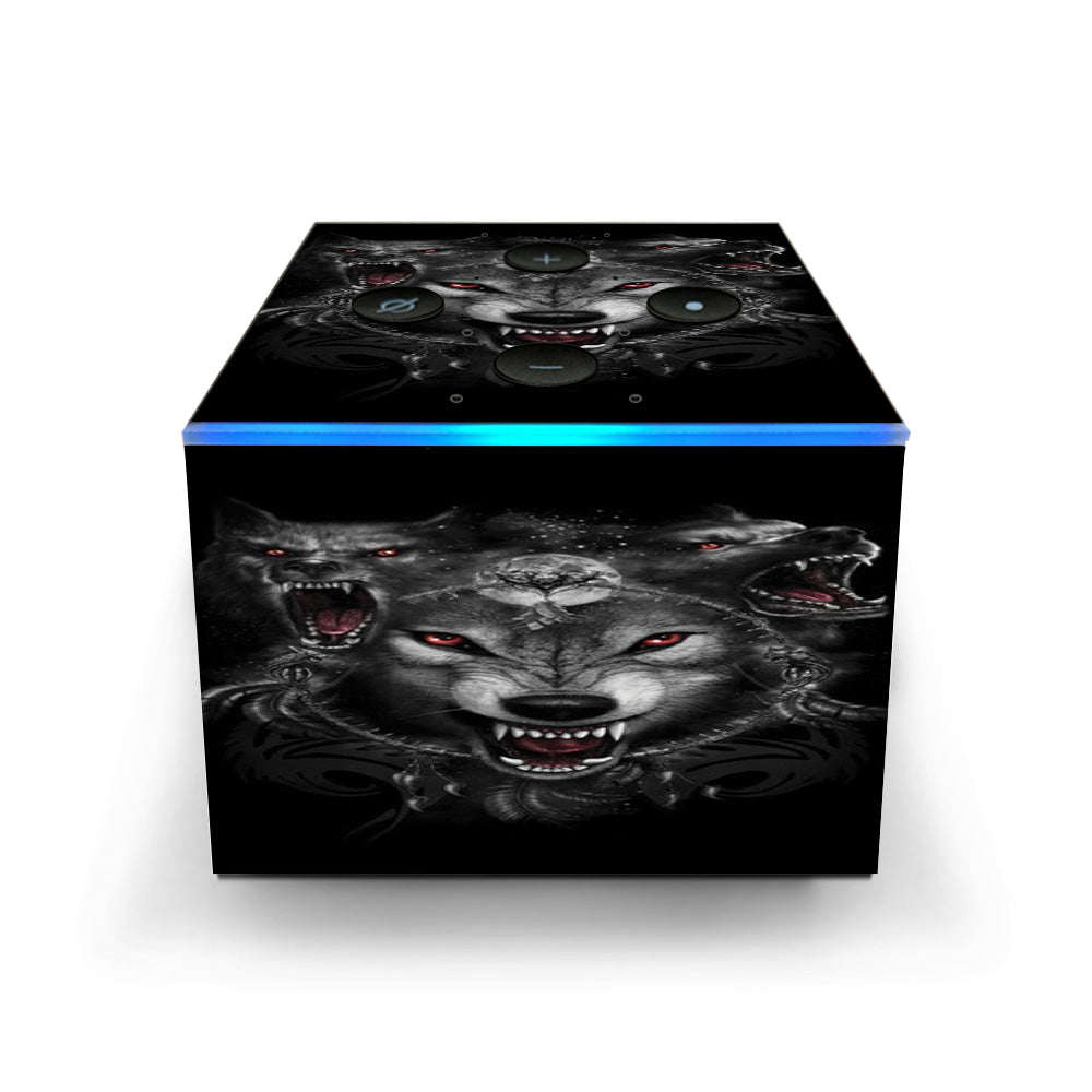  Angry Wolves Pack Howling Amazon Fire TV Cube Skin