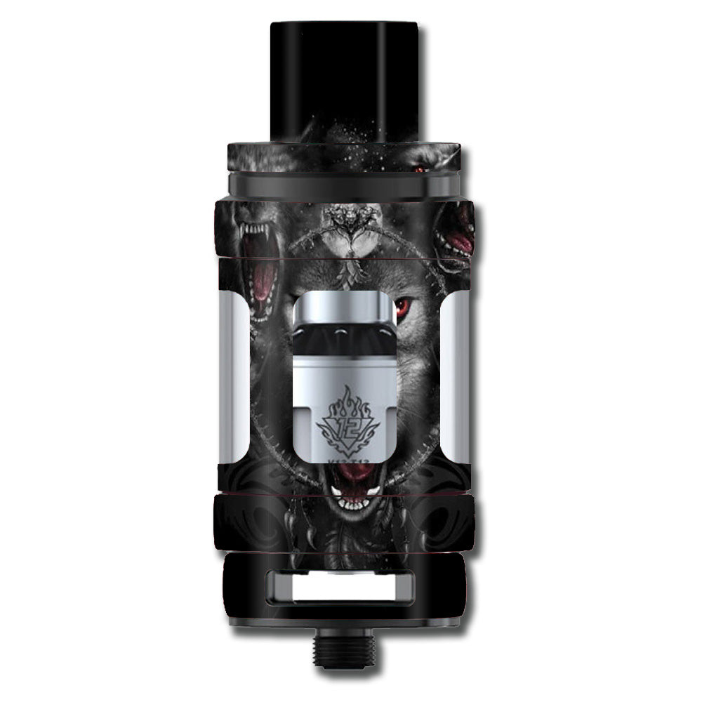 Angry Wolves Pack Howling Smok TFV12 Tank Skin