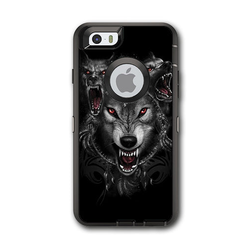  Angry Wolves Pack Howling Otterbox Defender iPhone 6 Skin