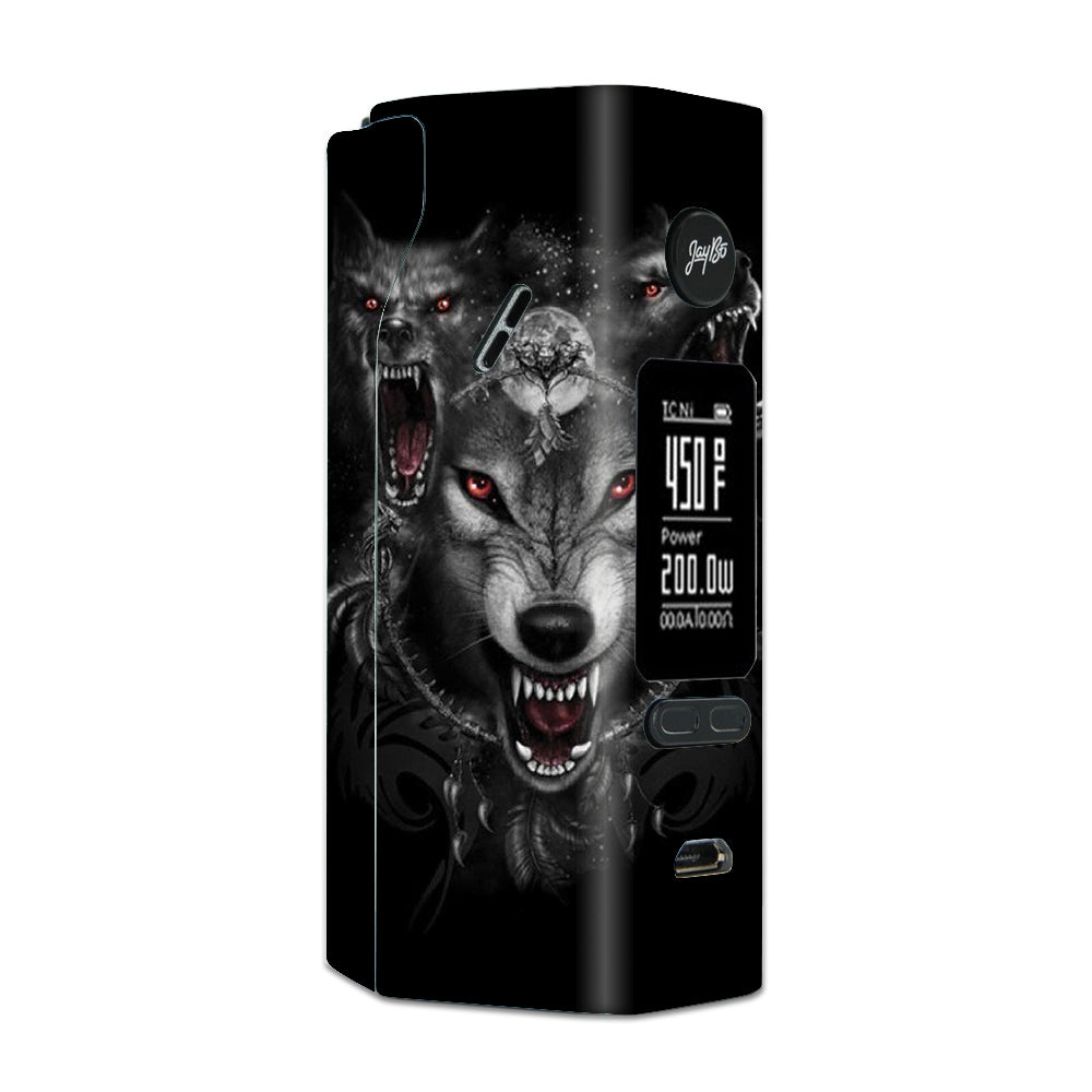  Angry Wolves Pack Howling Wismec Reuleaux RX 2/3 combo kit Skin