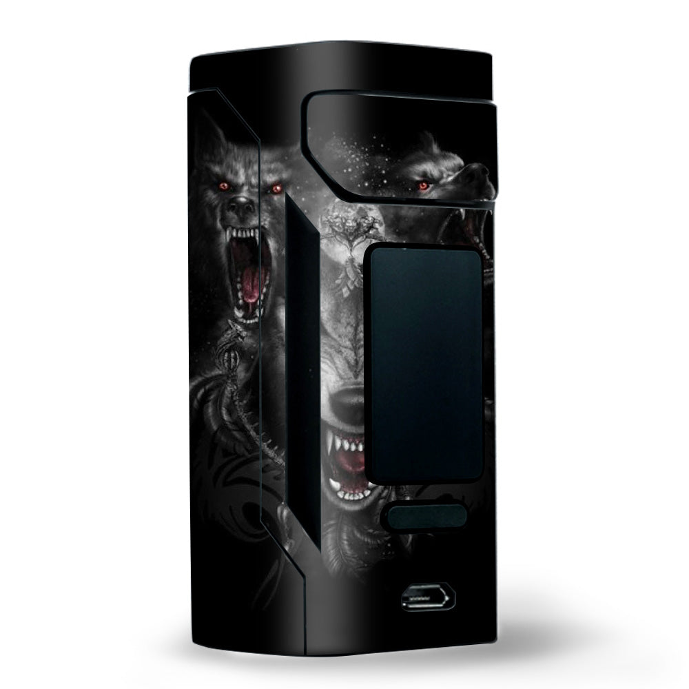  Angry Wolves Pack Howling Wismec RX2 20700 Skin