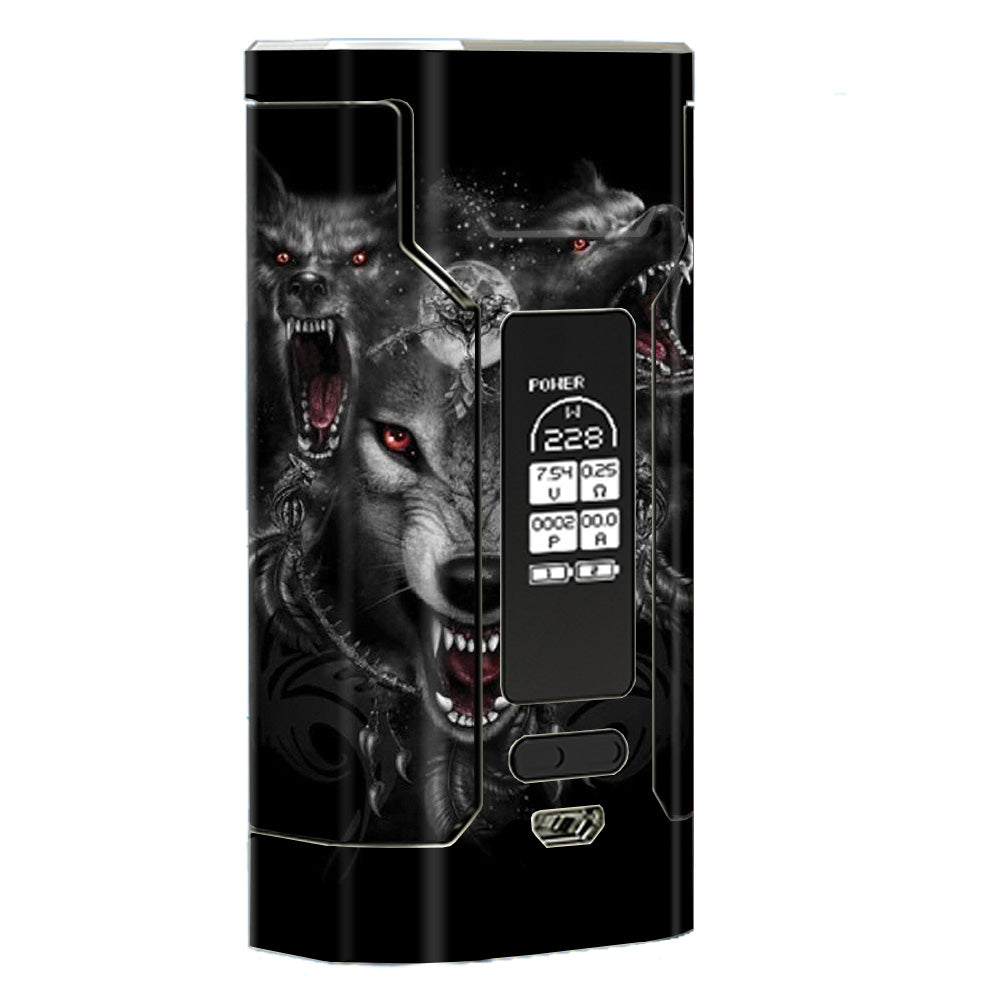  Angry Wolves Pack Howling Wismec Predator 228 Skin
