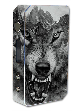  Angry Wolf Growling Mountains Pioneer4You ipv3 Li 165W Skin