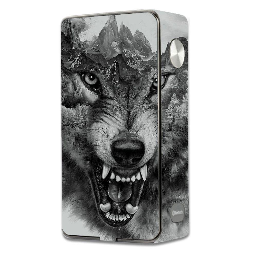  Angry Wolf Growling Mountains Laisimo L3 Touch Screen Skin