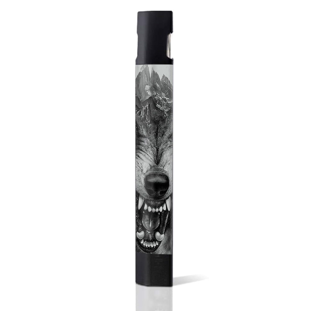  Angry Wolf Growling Mountains Phix Skin