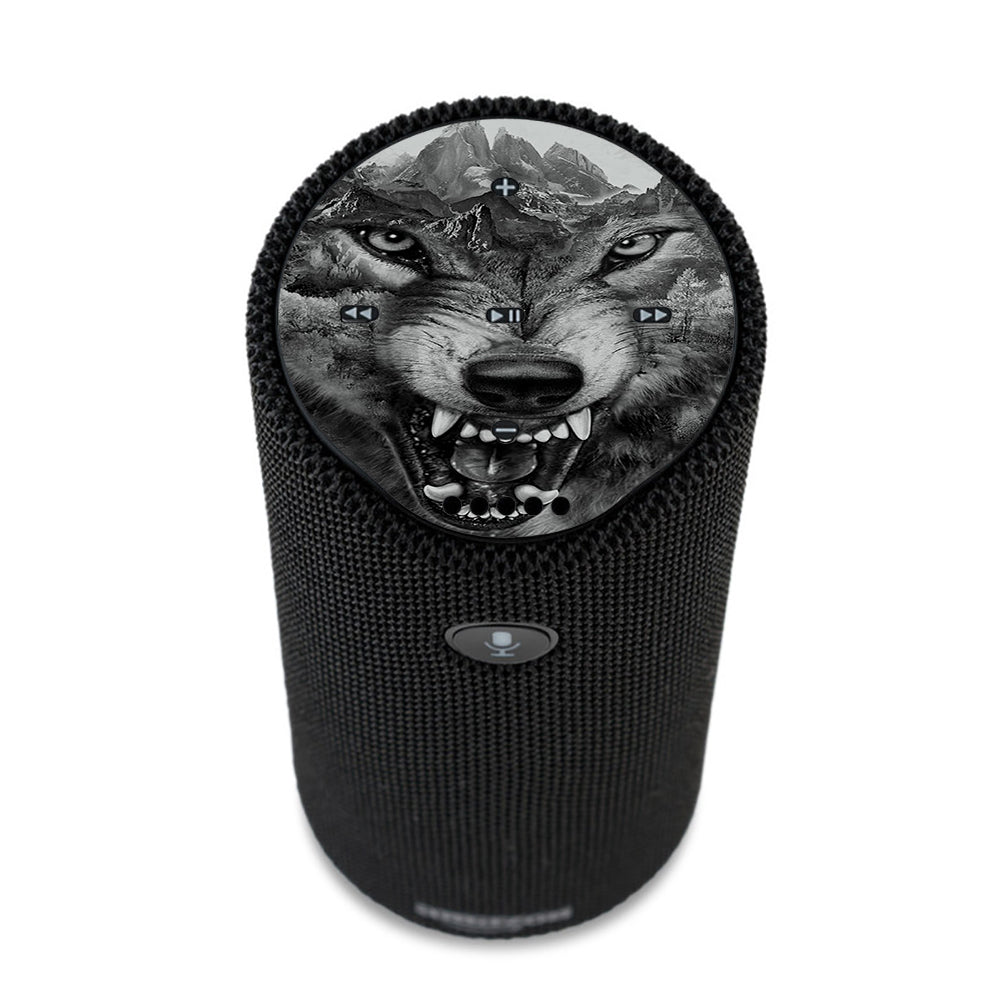  Angry Wolf Growling Mountains Amazon Tap Skin